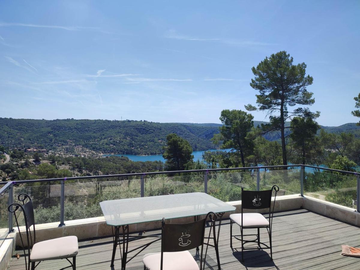 Ferienwohnung Les Reflets Du Lac Esparron-de-Verdon Exterior foto